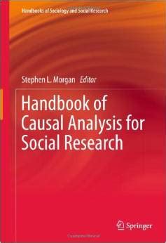 Handbook of causal analysis for social research. - Cub cadet 2000 series repair manual 2165.